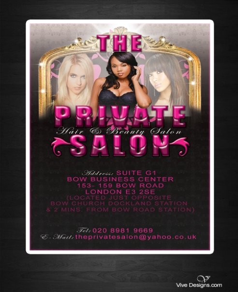 salon flyer