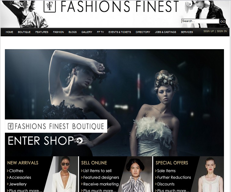 fashion ecommerce web site