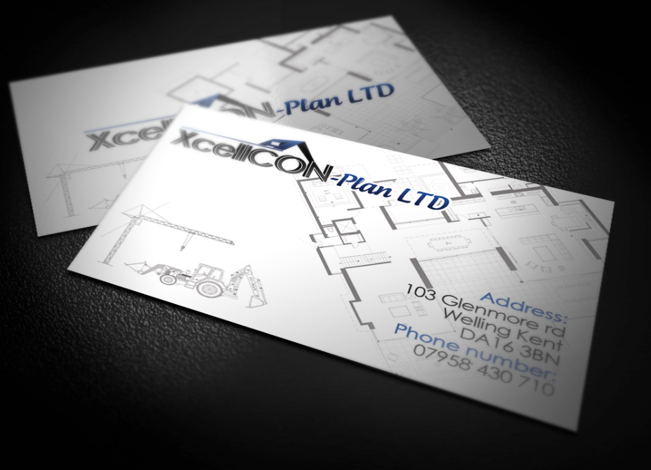 Construction Company Business Card Design