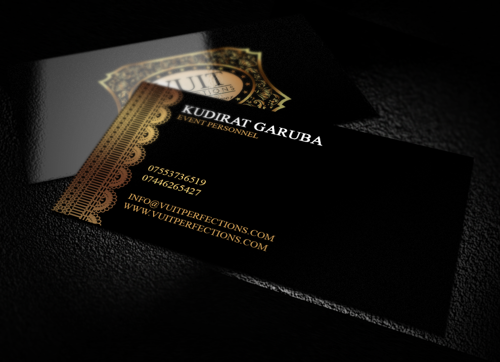 Events Company Business Card Design