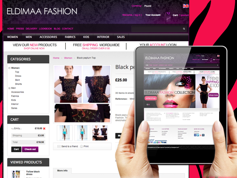 E-Commerce web design