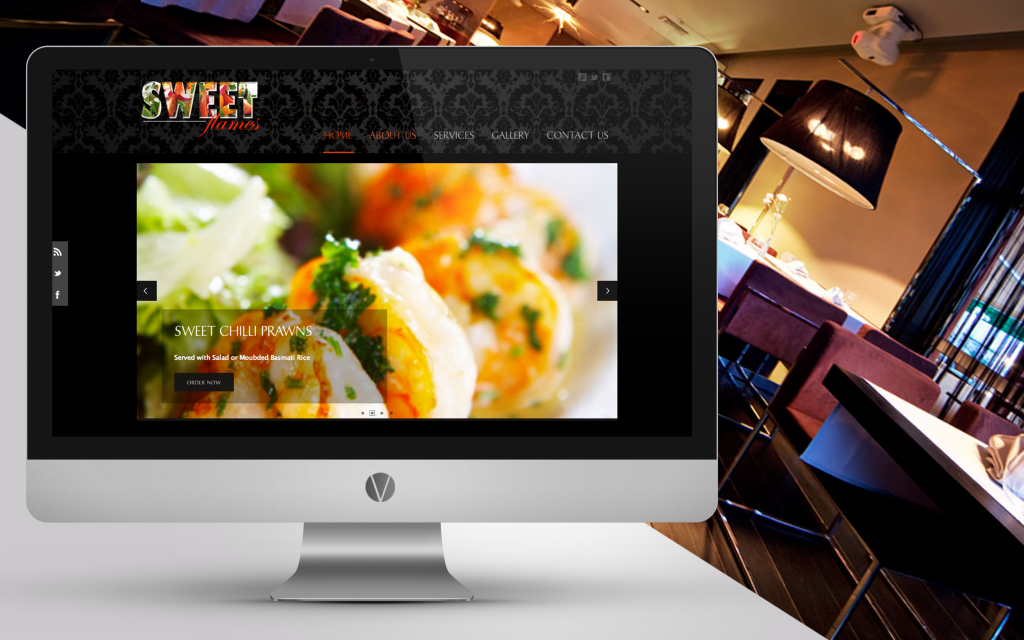 restaurant web site design