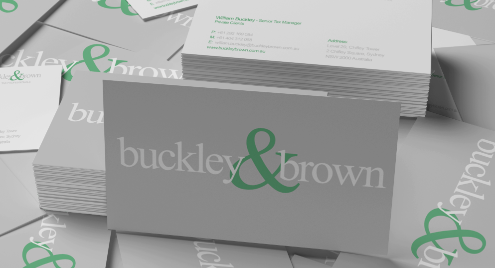 Corporate Business Card Design Australian Company