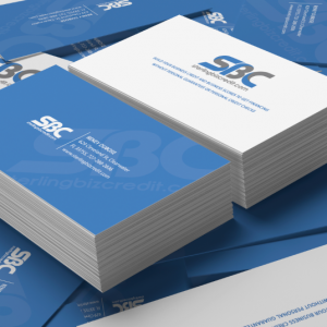 credit company business card design