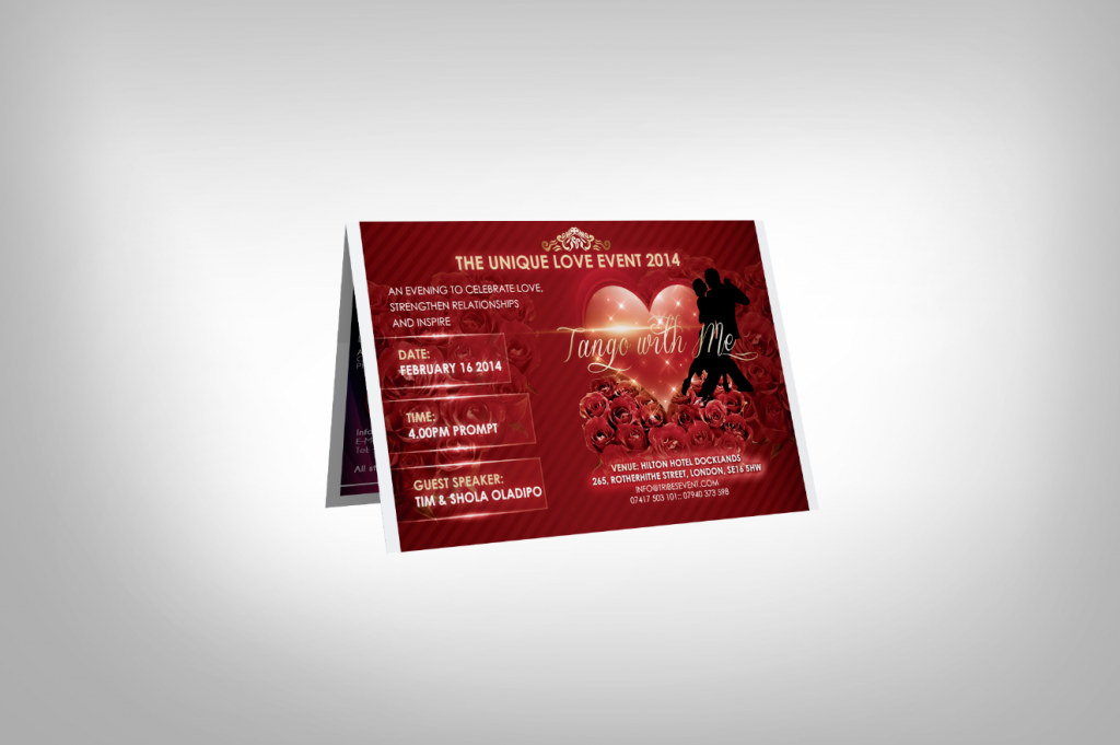 Valentine flyer design