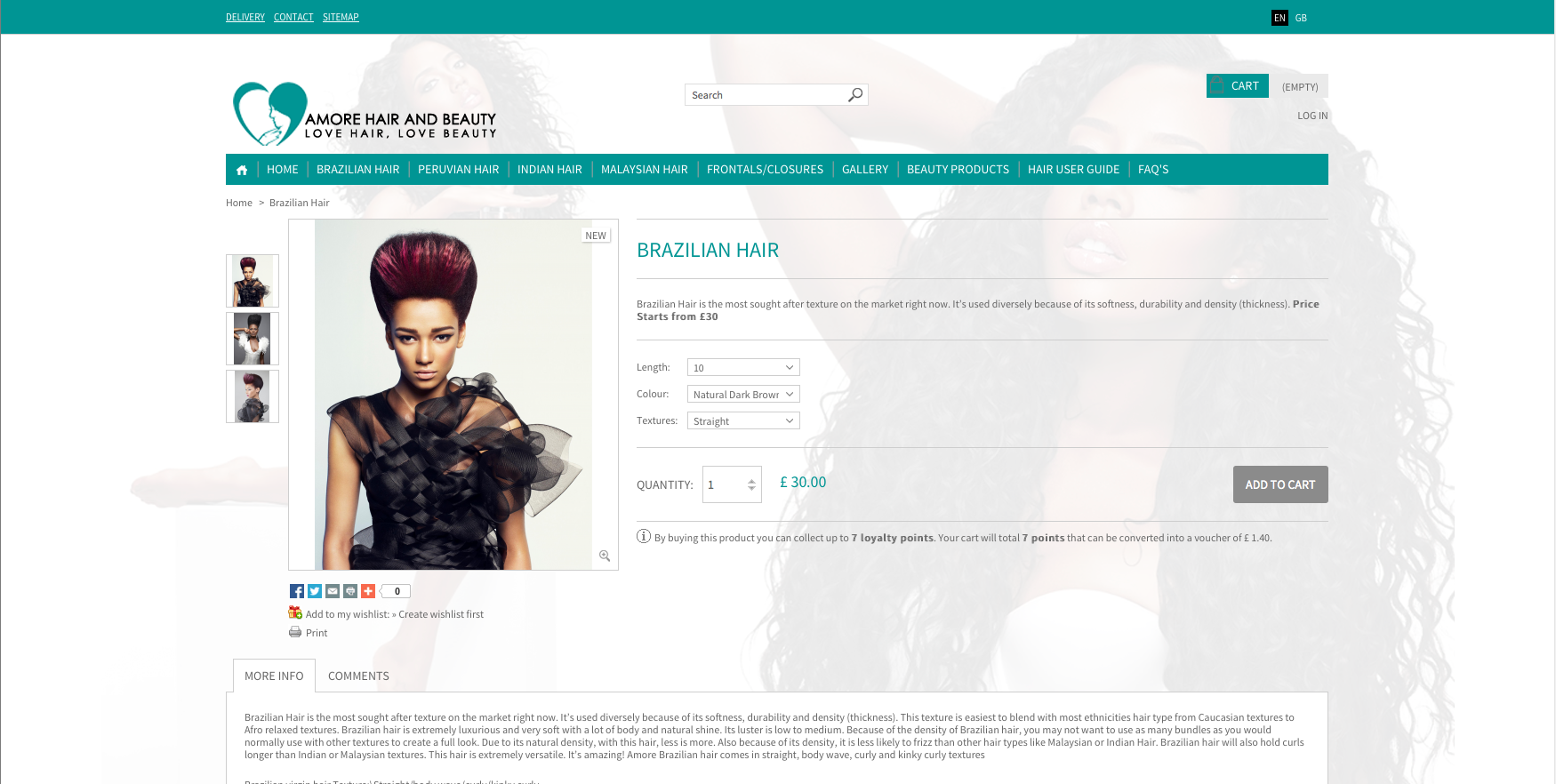 hair and beauty online website
