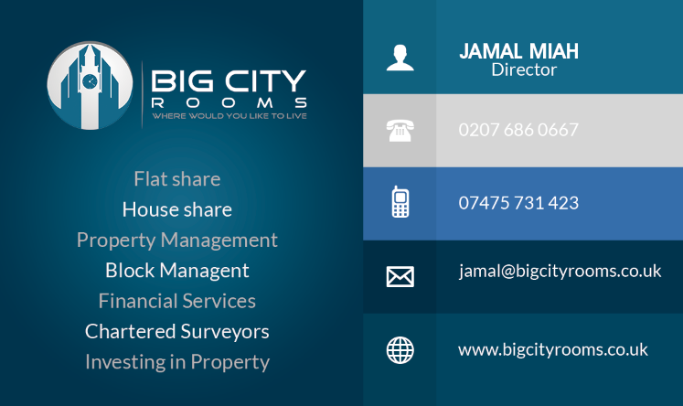 Property Company Business Card Design