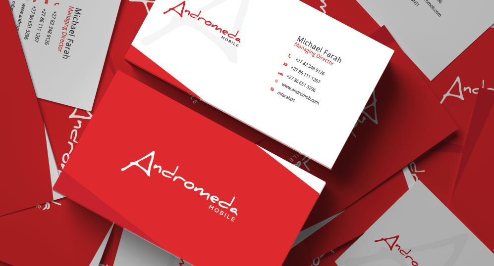 Red Business Card Design