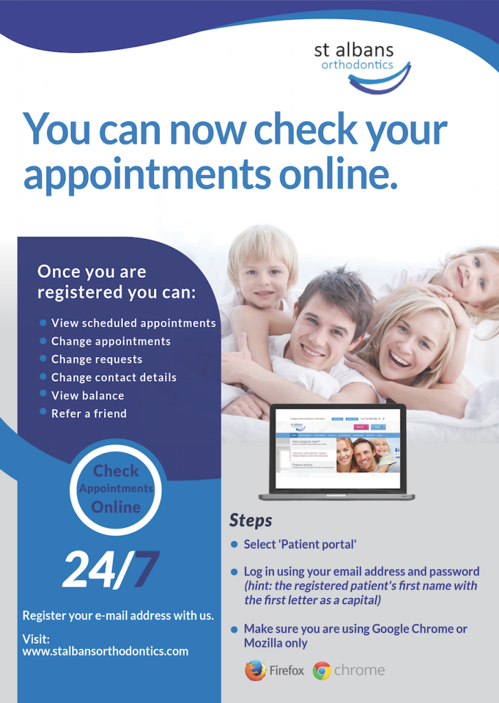 St Albans Orthodontics Poster Design