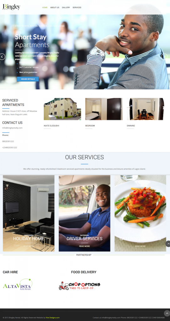 realty company website design