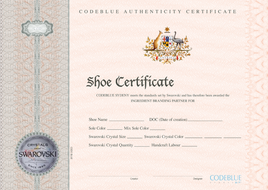 Certificate Design